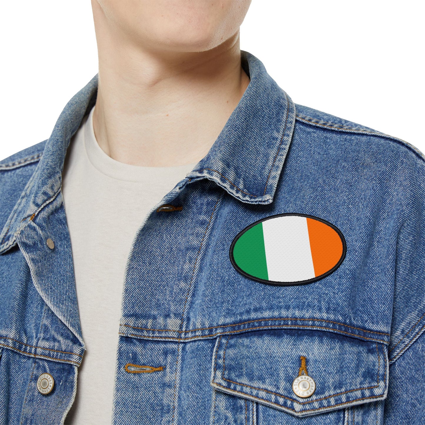 Flag Village Ireland Flag Embroidery Iron-On Patches