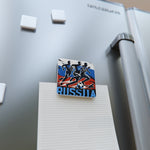 Flag Village Russia National Flag Magnet 2" x 2"