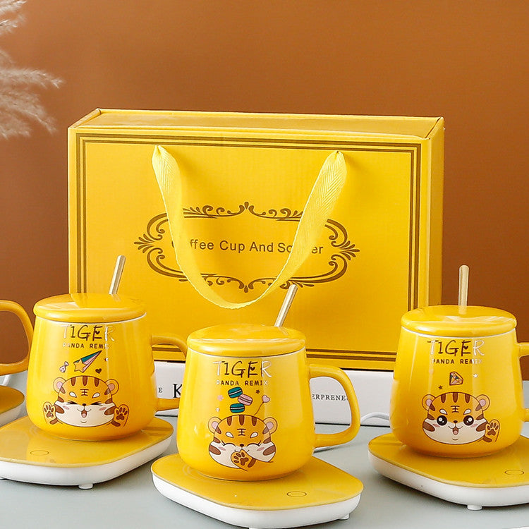 Flag Village 55 Degree Constant Temperature Ceramic Mug Gift Box Set