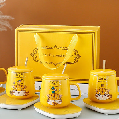 Flag Village 55 Degree Constant Temperature Ceramic Mug Gift Box Set