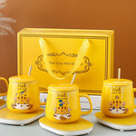 Flag Village 55 Degree Constant Temperature Ceramic Mug Gift Box Set