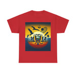 Flag Village Ecuador Sporting Flag T-SHIRT Heavy Cotton Tee ECU0008