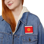 Flag Village Kyrgyzstan Flag Embroidery Iron-On Patches