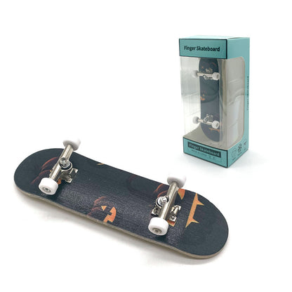 Flag Village Professional Finger Skateboards DIY Toys Skate Park Tech Parts Deck Stunt Metal Bracket Bearing Wheel Tabletop Toys Gifts