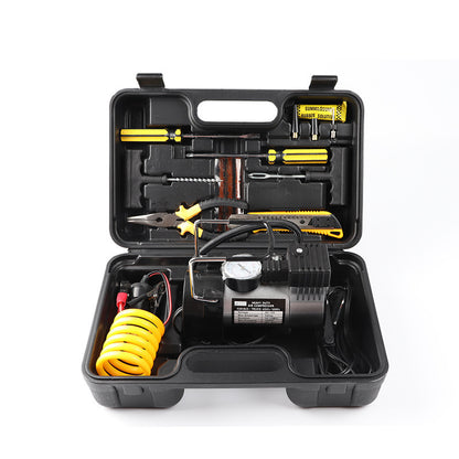 Flag Village Auto Tools Multifunctional Tire Electric Car Tire Repair kit Tool Box