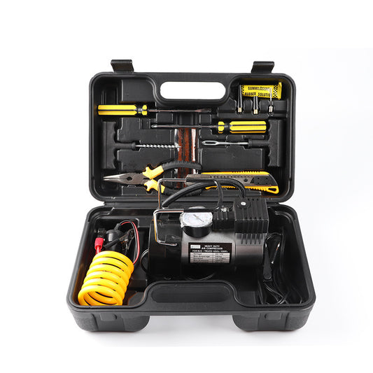 Flag Village Auto Tools Multifunctional Tire Electric Car Tire Repair kit Tool Box