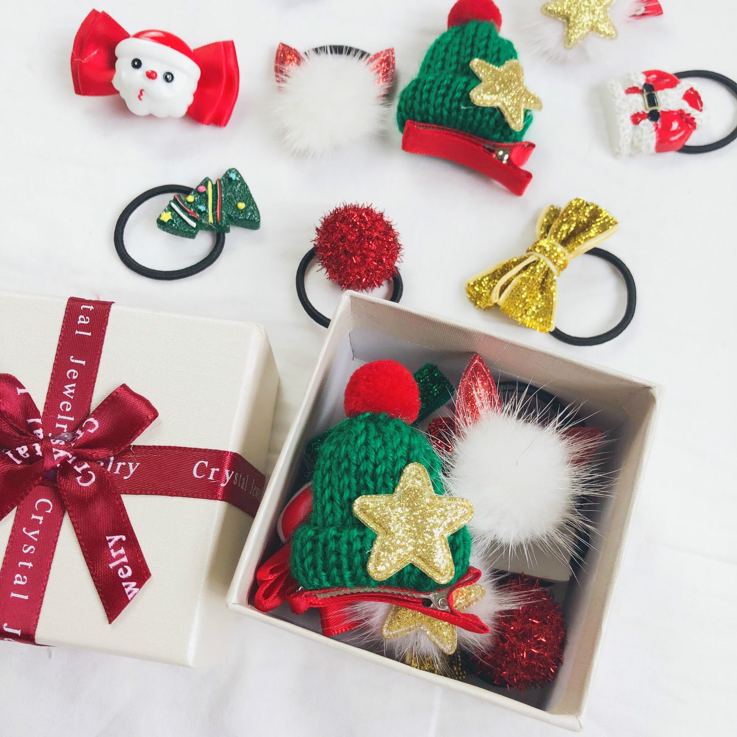 Flag Village Girls hair accessories gift box christmas set