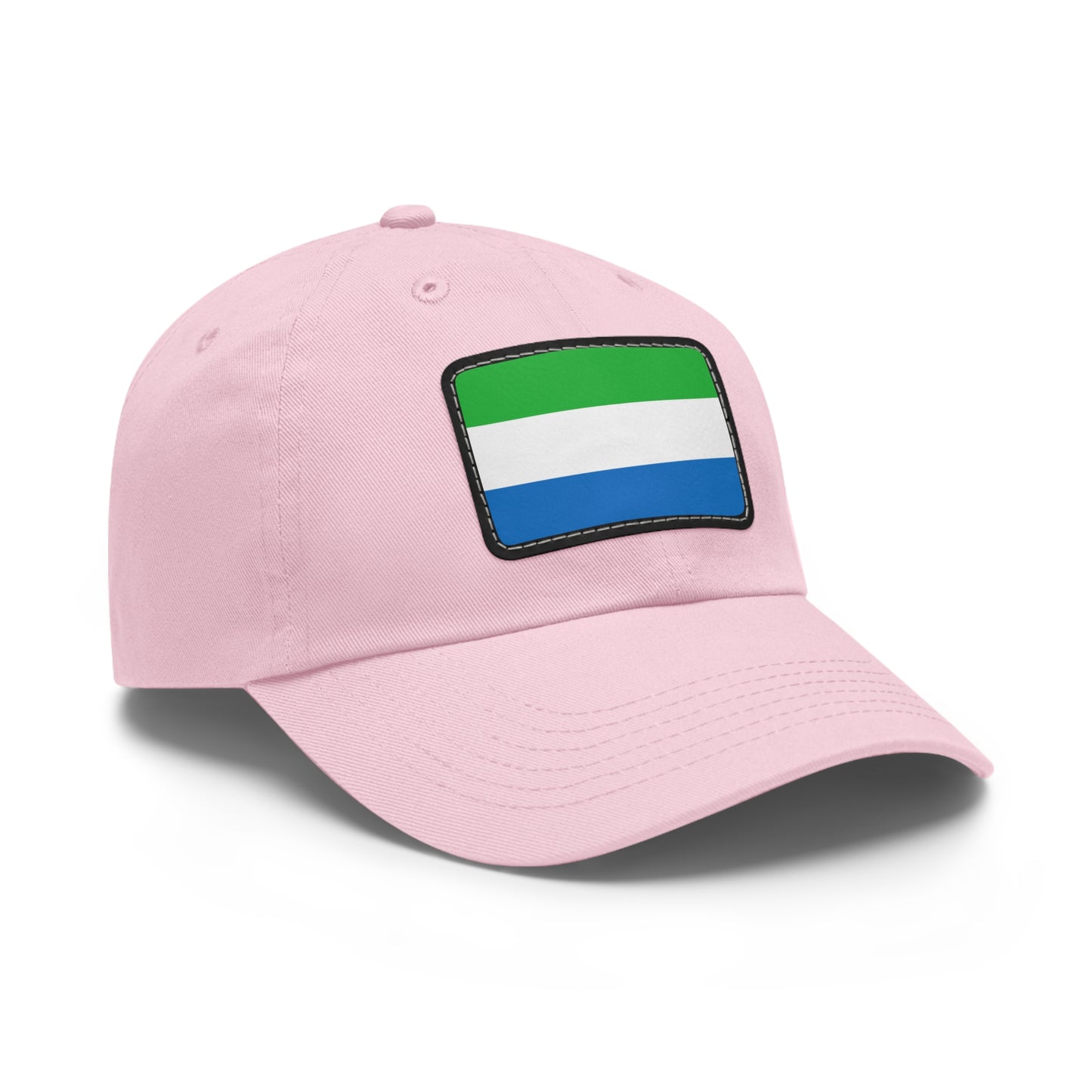 Flag Village Sierra Leone Flag Hat Cap with Leather Patch