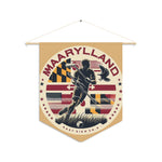 Flag Village Maryland State Flag Pennant Sporting Home Wall decoration MD0002