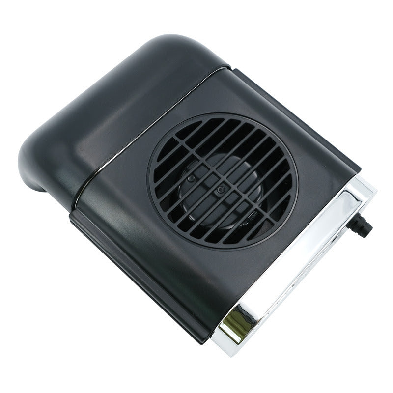 Flag Village Auto Tools Car Fan Magnetic Fan Car Cooler Silent Wireless Charging USB Fan 3Speed Adjustable Universal Car Rear Seat Auto Cooling