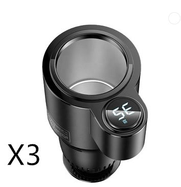 Flag Village Auto Tools USAMS US-ZB160 Digital Display Smart Car Heating Cooling Cup Car Accessories