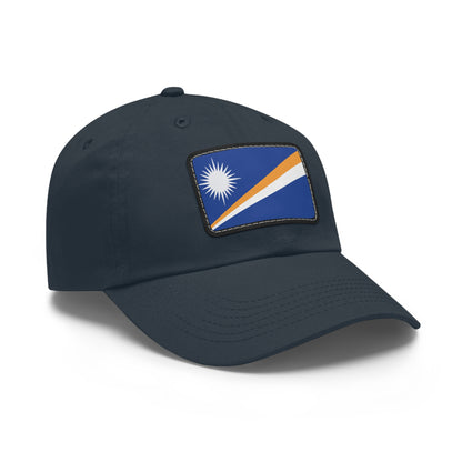 Flag Village Marshall Islands Flag Hat Cap with Leather Patch