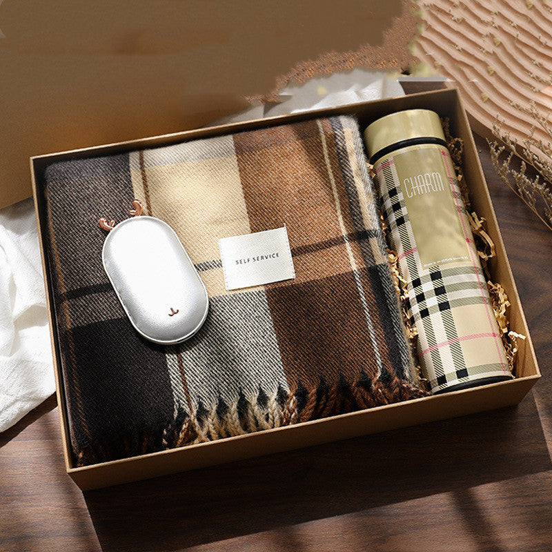 Flag Village Men's Practical Scarf Gift Box Set