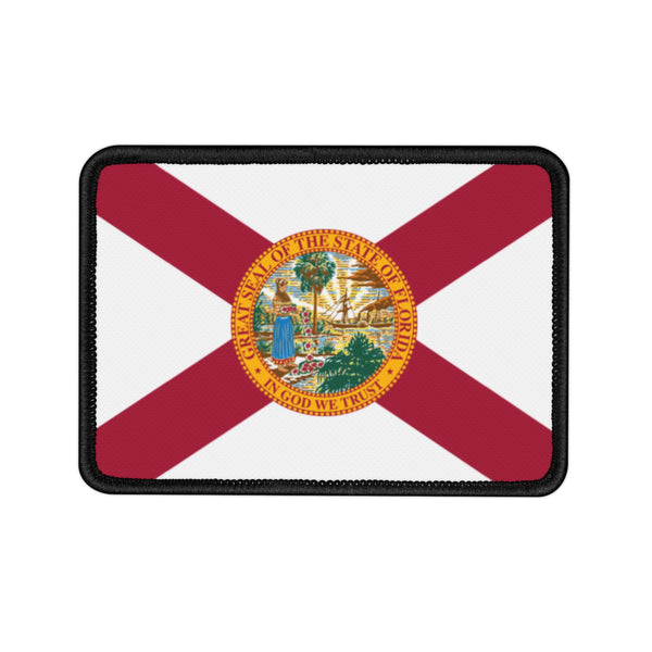 Flag Village Florida State Flag Embroidered Iron-On Patch