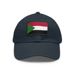 Flag Village Sudan Flag Hat Cap with Leather Patch