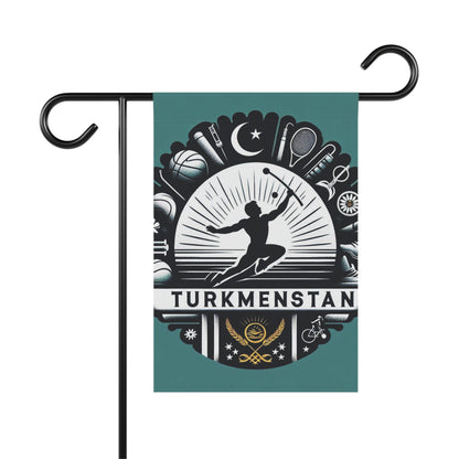 Flag Village Turkmenistan Flag Sporting Garden & House Banner TKM0001