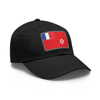 Flag Village Wallis And Futuna Flag Hat Cap with Leather Patch