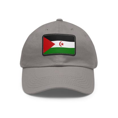 Flag Village Western Sahara Flag Hat Cap with Leather Patch