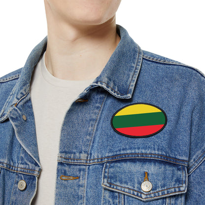 Flag Village Lithuania Flag Embroidery Iron-On Patches