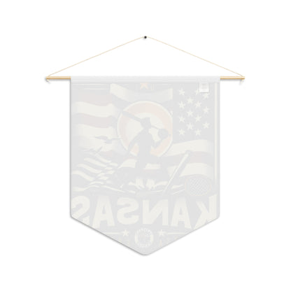 Flag Village Kansas State Flag Pennant Sporting Home Wall decoration KS0002
