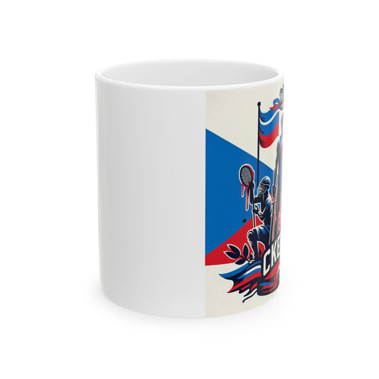 Flag Village Czech Sporting Flag Ceramic Coffee Mug 11oz CZE0001