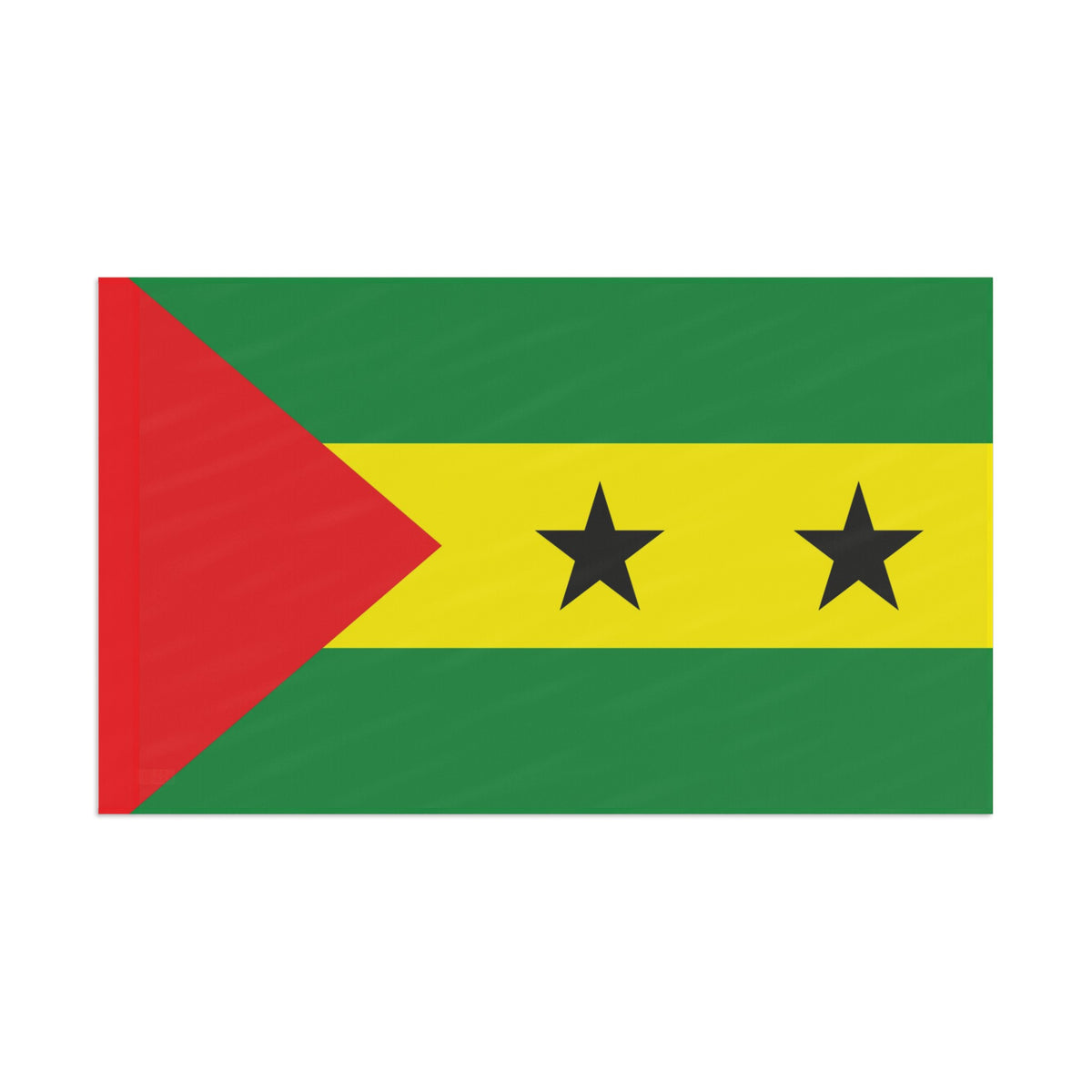 Flag Village Sao Tome And Principe 18" x 12" / 36" x 24" / 60" x 36"