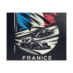 Flag Village France Racing Car Jigsaw Puzzle 110 Piece