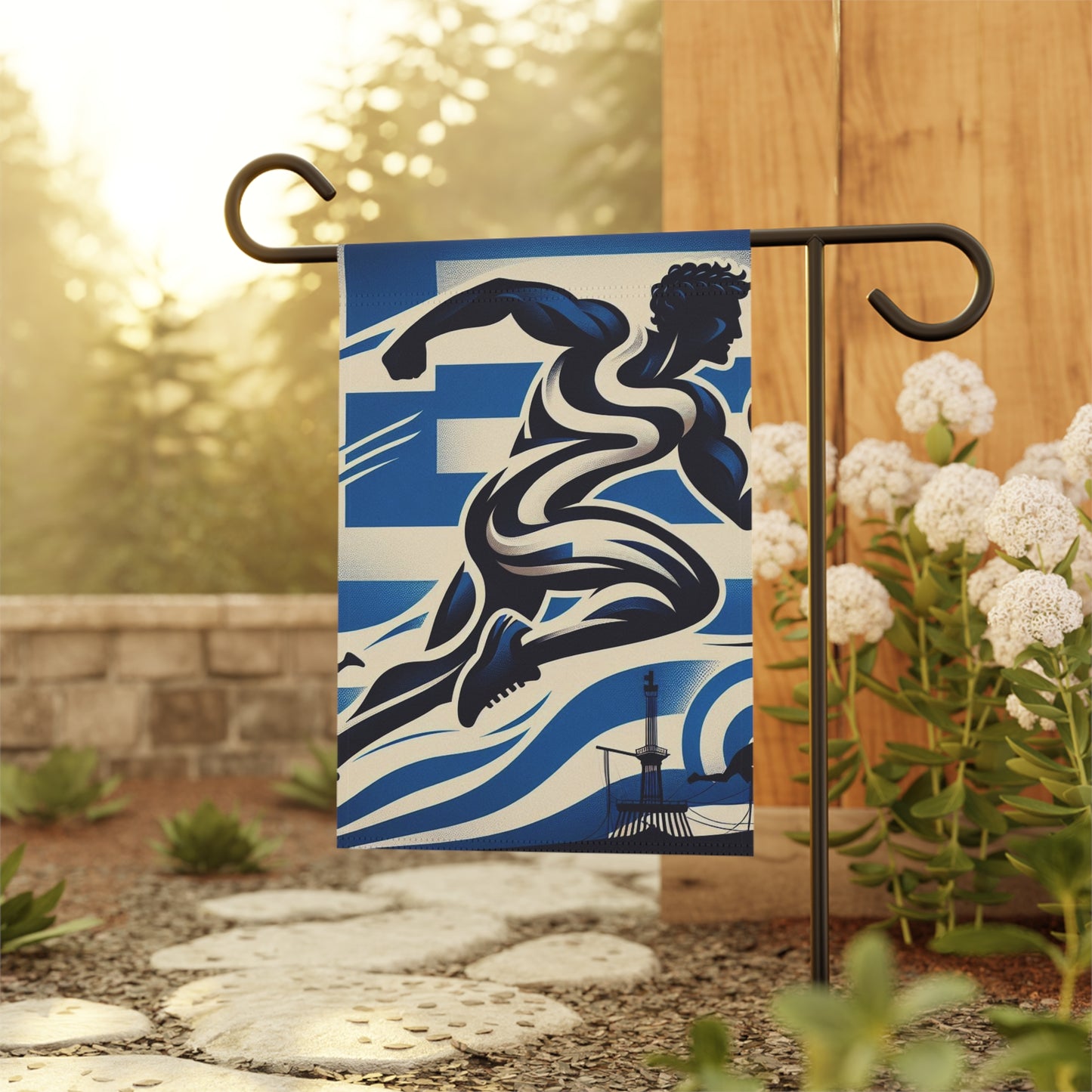 Flag Village Greece Flag Sporting Garden & House Banner GRC0003