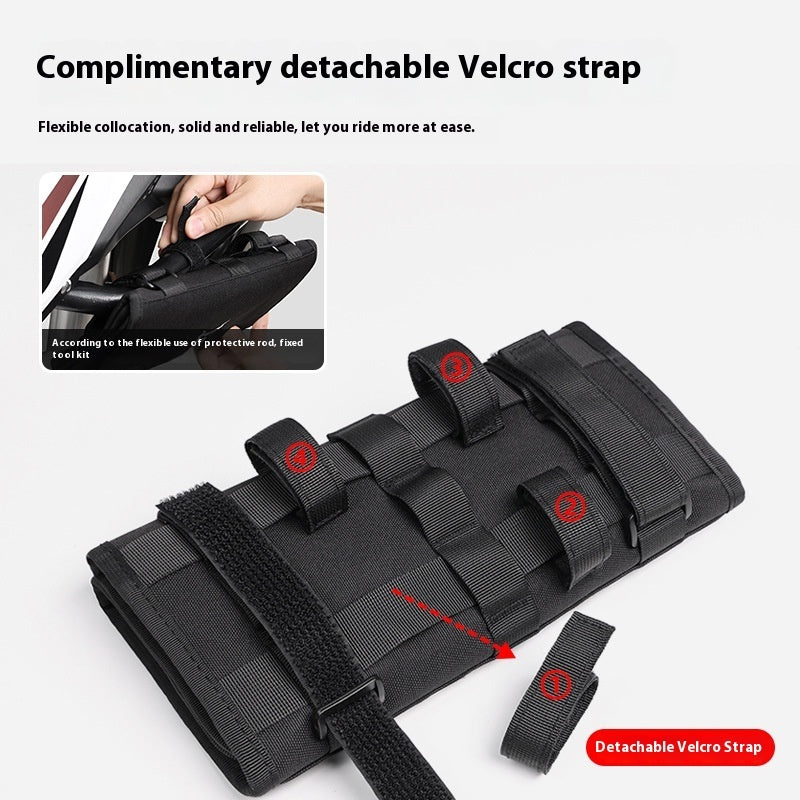 Flag Village Auto Tools Motorcycle Tools Multifunctional Bumper Pack Outdoor Motorcycle Riding Folding Bag