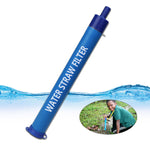 Flag Village A-type camping wild drink outdoor water purification straw