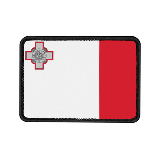 Flag Village Malta Flag Embroidery Iron-On Patches