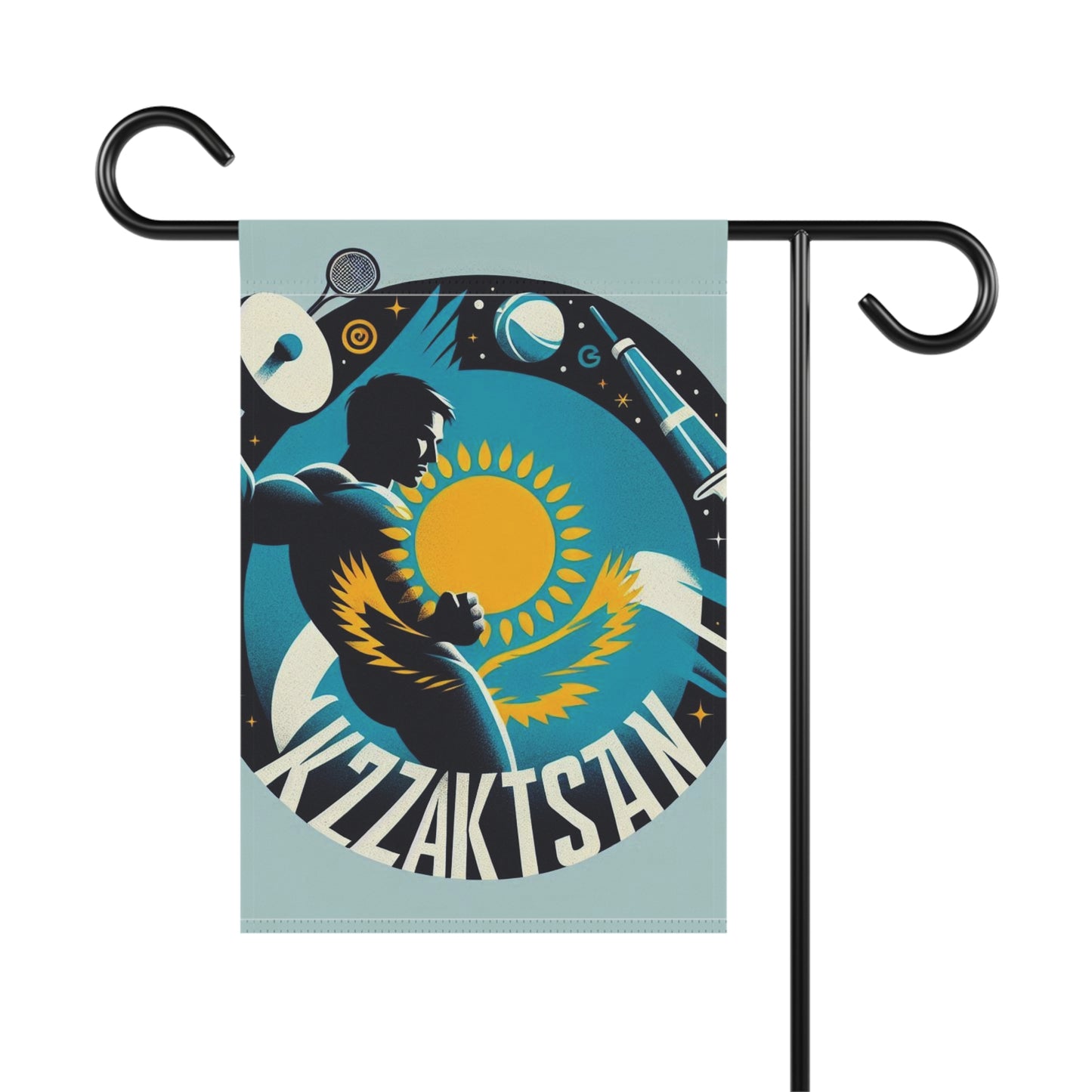 Flag Village Kazakhstan Flag Sporting Garden & House Banner KAZ0003