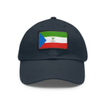 Flag Village Equatorial Guinea Flag Hat Cap with Leather Patch