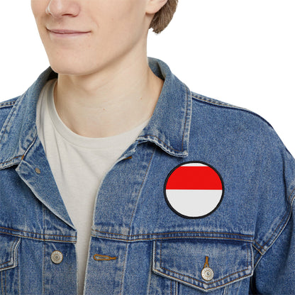 Flag Village Indonesia Flag Embroidery Iron-On Patches