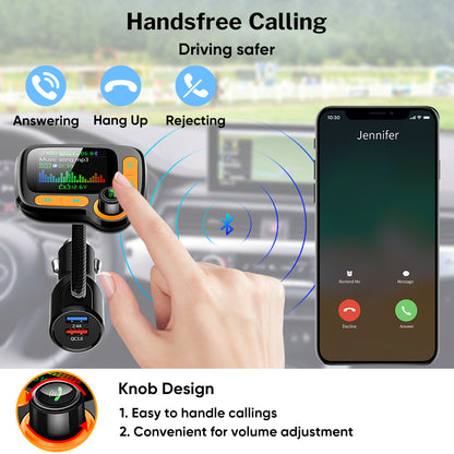 Flag Village Auto Tools Car Bluetooth Multi-Function Player With Large Color Screen