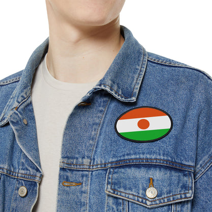 Flag Village Niger Flag Embroidery Iron-On Patches