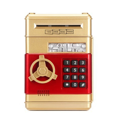 Flag Village Automatic Paper Money Piggy Bank Gift Money Box Safe