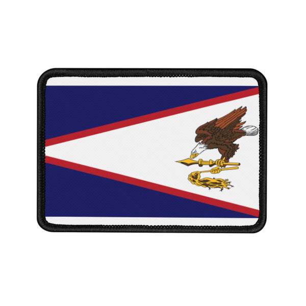 Flag Village American Samoa State Flag Embroidered Iron-On Patch