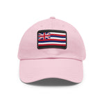 Flag Village USA Hawaii State Flag Hat Cap with Leather Patch