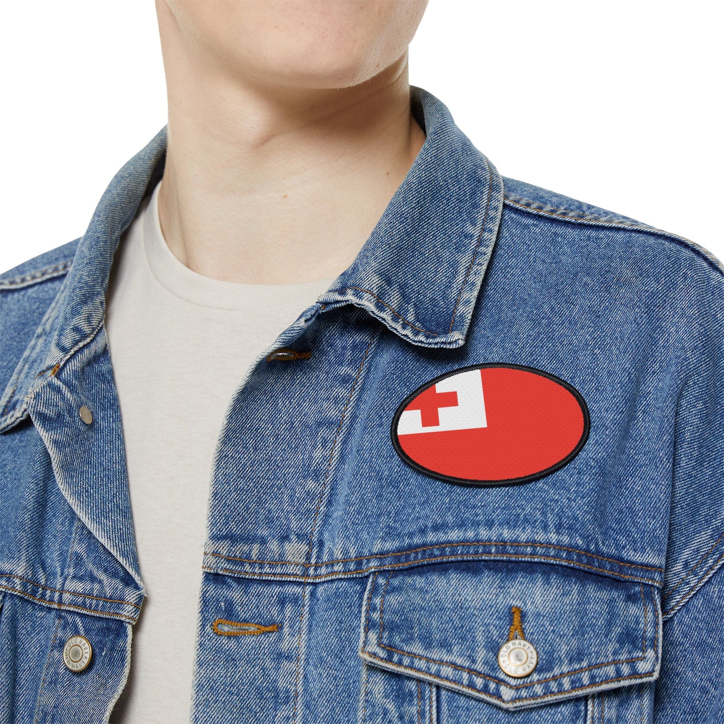 Flag Village Tonga Flag Embroidery Iron-On Patches