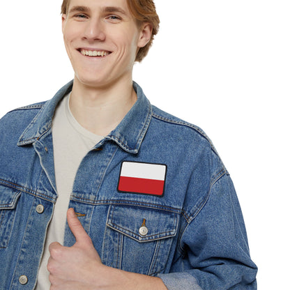 Flag Village Poland Flag Embroidery Iron-On Patches