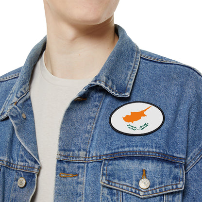 Flag Village Cyprus Flag Embroidery Iron-On Patches