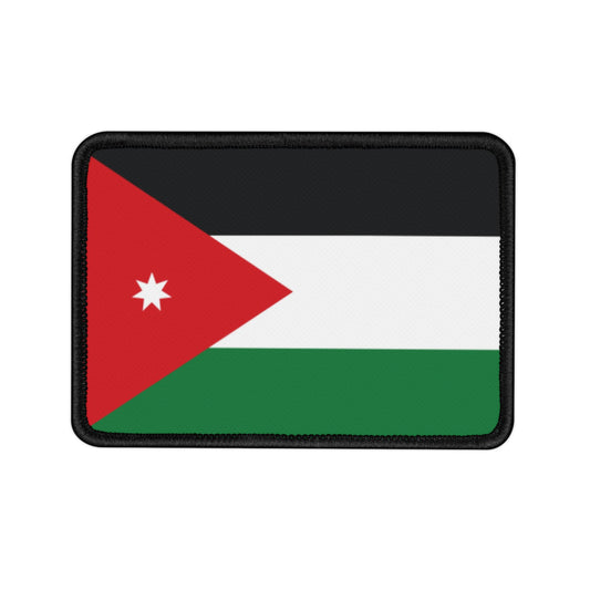 Flag Village Jordan Flag Embroidery Iron-On Patches