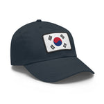 Flag Village South Korea Flag Hat Cap with Leather Patch