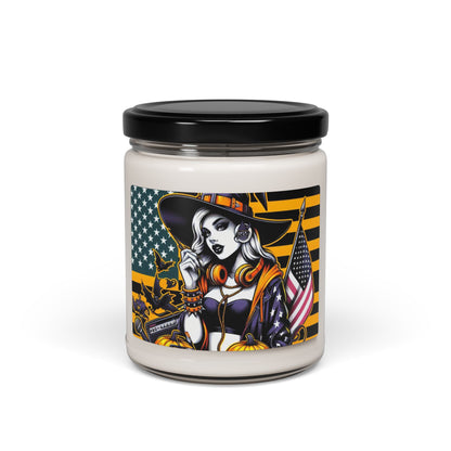 Flag Village Halloween Pretty Witch Scented Soy Candle, 9oz HW0021