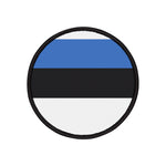 Flag Village Estonia Flag Embroidery Iron-On Patches