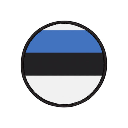 Flag Village Estonia Flag Embroidery Iron-On Patches