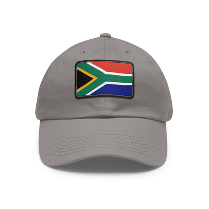 Flag Village South Africa Flag Hat Cap with Leather Patch