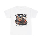 Flag Village USA Vintage Car Flag T-SHIRT Heavy Cotton Tee USA0010