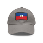 Flag Village Haiti Flag Hat Cap with Leather Patch